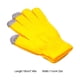 thumbnail image 4 of Sonducket 1 par de guantes de invierno para mujer, cubierta de mano, accesorio de ropa, cubre los dedos para mantener el calor, guante de punto cómodo guantes y mitones Amarillo oscuro Sonducket AP009536-11, 4 of 6