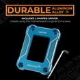 thumbnail image 2 of AAAwave LGA1700 CPU Contact Frame, Anti-Bending Fixing Bracket for Intel 12th/13th/14th Gen, Even Pressure CPU Guard, Aluminum Alloy Blue Contact Frame with Screwdriver - Blue, 2 of 8