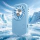 thumbnail image 5 of YiJuHui High Speed Portable Handheld Fan, 5 Wind Speeds Rechargeable Mini Fan with Powerful Airflow, Quiet USB Desk Fan for Travel, Office, Outdoor, Home, Camping, Personal Cooling Fan, 5 of 7