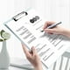 thumbnail image 4 of A4 Clipboard with Hook | Thickened Plastic File Folder Board | Multicolor | Durable Writing Surface | Organizes Letters & Documents | 31x22.5cm | Office Home Use, 4 of 6