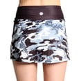 thumbnail image 2 of Faye+Florie Women's Jean Tennis Skirt (Black Camo, Large), 2 of 3