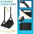thumbnail image 4 of Foot Hammock for Plane Travel, Upgraded Wide Airplane Foot Hammock with Detachable Hardboard, Portable Footrest for Air Travel Essentials Long Flights Flying, Adjustable Foot Rest Leg Hammock, 4 of 8