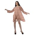 thumbnail image 3 of Moomaya Tuniques à Manches Longues pour Femmes Robes Imprimées à Manches Longues Filles, 3 of 4