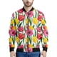 thumbnail image 2 of Chaqueta con cremallera y estampado de tulipanes coloridos para hombre y mujer, sudadera con estampado floral en 3D, chaquetas bomber de calle de manga larga geniales, 2 of 5