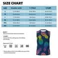 thumbnail image 2 of Salouo Abstract Bright Pineapple Fruit Retro Pattern Men's Sleeveless T Shirts,Men's Regular-Fit Tank Top Sports Shirt for Men Sleeveless Tank Shirt -Small, 2 of 6