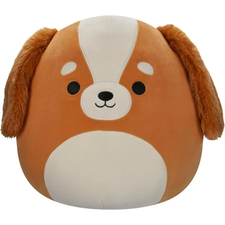 Squishmallows Original 12-Inch Ysabel The Spaniel Dog- Official Jazwares Plush - Collectible Soft & Squishy Puppy Stuffed Animal Toy - Add to Your Squad - Gift for Kids, Girls & Boys