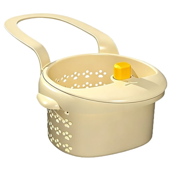 Clearance Sale! | Hanging Kitchen Drain Strainer Basket, Automatic Tipping Multifunctional Sink Filter Basket For Food Residue Debris Blocking(Beige)