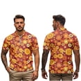 thumbnail image 6 of Uorisanigo Hippie Flowers Matching Couple Outfits Golf Shirts for Men Short Sleeve Dry Fit Casual Tennis Shirts and Womens Golf Dress with Shorts Short Sleeve Workout Tennis Dress, 6 of 8
