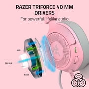 Razer Kraken Kitty V3 X Wired Kitty Headset for Gaming, 3.5mm, Quartz