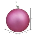 thumbnail image 3 of Vickerman Vickerman 12" Mauve Matte Ball Christmas Ornament, 3 of 5