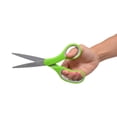 thumbnail image 3 of Westcott KleenCut 8” Titanium Scissors with Ergonomic Green Handle, 4-Pack for Office and High School, 3 of 9