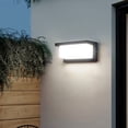 thumbnail image 2 of Tignapoo Solar-Powered Black Wall Light With 60 LEDs IP65 Waterproof Outdoor, 2 of 6
