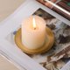 thumbnail image 1 of MERRYHAPY Household Candle Dish Dorado Para De Y Ambiente Cálido En Interiores, 1 of 8