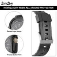thumbnail image 4 of 2WIN2BUY Apple Watch Band with Case Crystal Cover for iWatch Series 8 Ultra 49mm Rugged Shockproof Sport Band for Apple Watch with Protective Cases, for Men and Women(Black), 4 of 5