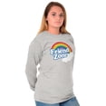 thumbnail image 3 of Friend Zone Funny LGBTQ Cute Rainbow Women's Long Sleeve T Shirt Brisco Brands L, 3 of 6