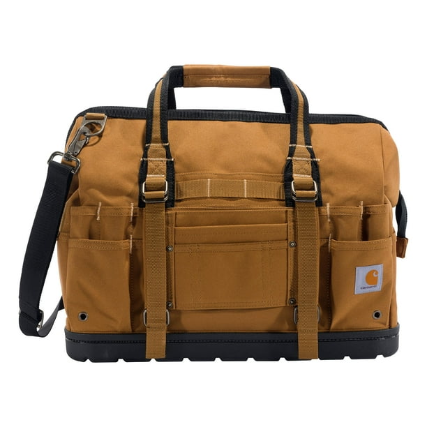 Bolsa para herramientas Carhartt Legacy de 18 pulgadas con base moldeada Carhartt Brown