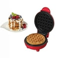 thumbnail image 4 of Starfrit 024725-006-0000 4-In. Electric Mini Waffle Maker, Red, 4 of 4