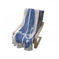 thumbnail image 4 of Vintage Blue Soft Flannel Fleece Blanket, Marine Themed Anchor and Sailboat with Grungy Design Nautical Print, Cozy Plush for Indoor and Outdoor Use, 50" x 60", Azure Blue and White, by Ambesonne, 4 of 6