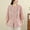 Pink, variant on Women's Aztec Pattern Graphic Tee Crew Neck Short Sleeve Regular Fit Casual Lightweight Summer Top
