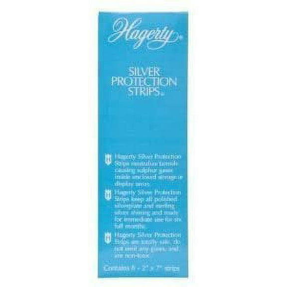 W J Hagerty Silver Protection Strips Unscented - Anti Tarnish - 0 Oz