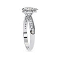 thumbnail image 3 of IGI Certified Lab Grown Diamond Engagement Ring | Center 8x6MM Pear Cut Solitaire Stackable Wedding Rings For Women In 18K Solid White Gold | F-G, VS-SI Quality (1.05 Ctw) Ring Size-6.5, 3 of 7