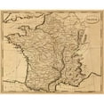 thumbnail image 3 of Arrowsmith, Aaron 17x15 Black Modern Framed Museum Art Print Titled - France, 1812, 3 of 5