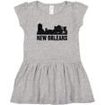 thumbnail image 3 of Inktastic New Orleans Skyline Grunge Girls Toddler Dress, 3 of 5