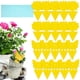 thumbnail image 2 of Yous Auto 20 Trampas Amarillas Pegajosas para Moscas de la Fruta para Plantas de Interior, Cocina, Trampas Naturales Seguras para Mosquitos de Hongos, Atrapamoscas de la Fruta de Doble Cara para Uso en Plantas de Interior y Exterior, 2 of 10