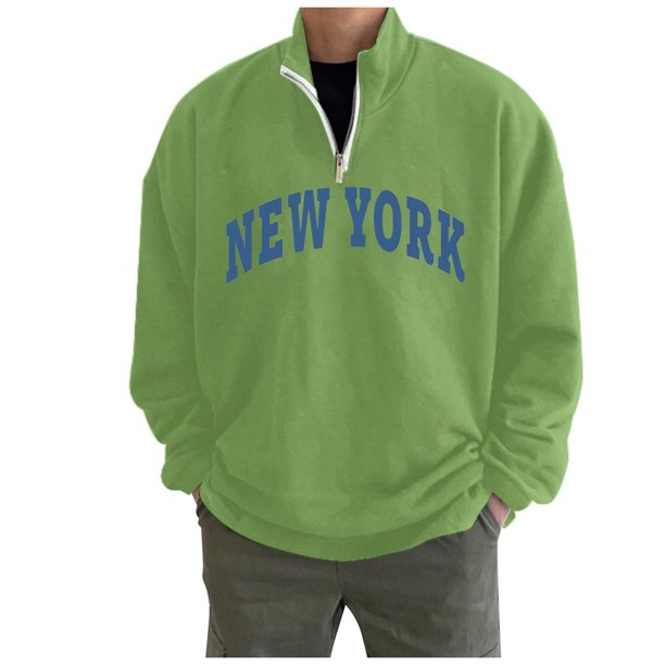 Gibobby Sudaderas de hombre Sudadera hombre de manga larga con cuello redondo, ropa de calle para hombre(GN1,G)