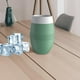 thumbnail image 3 of Vaso de café con aislamiento al vacío de silicona, taza de viaje, taza de café de doble pared, Verde, 3 of 8