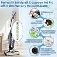 thumbnail image 4 of Aerqvix Replacements Compatible with Bissell CrossWave, 3 Multi-Surface Brush Roll 1868 + 3 Vacuum Filter 1866 Vacuum Filter, Compare to Part 1608683, 160-8683, 1608684, 4 of 16