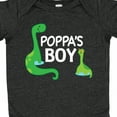 thumbnail image 4 of Inktastic Poppa's Boy Grandson Dinosaur Boys Baby Bodysuit, 4 of 5