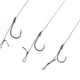 thumbnail image 3 of 6 piezas de aparejos de pelo de carpa, anzuelos de pesca sin púas, 6#, 8#, 10#, accesorios + Straight Shank, 3 of 7