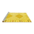 thumbnail image 2 of Ahgly Company Machine Washable Indoor Round Southwestern Yellow Country Area Rugs, 8' Round, 2 of 4