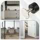 thumbnail image 2 of Billuyoard Tope de puerta de fácil instalación, cabezal de goma anticorrosión, no requiere perforación, tope de puerta de goma Conjuntos de muebles de dormitorio, 2 of 6