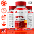 thumbnail image 3 of UslimV Keto ACV Gummies Advanced Formula Apple Cider Vinegar Supplement 2 Pack, 3 of 4