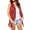 Red, variant on Womens Tassel Sleeveless Vest 70s Hippie Suede Fringe Jacket Cardigan Womens Winter Coat Plus Size White S