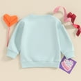thumbnail image 4 of Okbabeha Toddler Baby Girl Birthday Outfit Embroidery Sweatshirt Crewneck Long Sleeve Pullover Shirt Spring Fall Clothes, 4 of 7