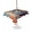 Orange, Blue, variant on Outdoor Tablecloth with Umbrella Hole for Patio/Picnic/Party/Camping, Brown Dinosaurs Waterproof Table Cloth Rectangle Table Cover Washable, Funny Animals Modern Art (54"x 80")
