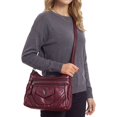 thumbnail image 5 of BadPiggies Women's Soft PU Leather Shoulder Bag Ladies Crossbody Purse and Handbags Lightweight Pocketbooks - Red, 5 of 9