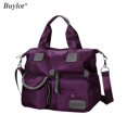 thumbnail image 1 of Buylor-Bolso de hombro de nailon para mujer, bandolera impermeable de gran capacidad, multifuncional, de viaje Fivean unisex, 1 of 2