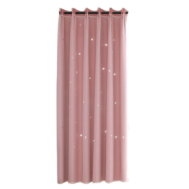 Cortina de ventana Jadeshay estilo estrella Gasa 1x2m Rosa Verde Beige Azul cielo