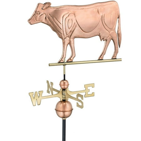 Good Directions Dairy Cow, Polished Copp