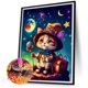 thumbnail image 2 of Cuadros Decorativos 5D bricolaje taladro redondo completo diamante pintura gato erizo Kit decoración del hogar (A2828) Wdftyju de costura negro 4 estilos, 2 of 9