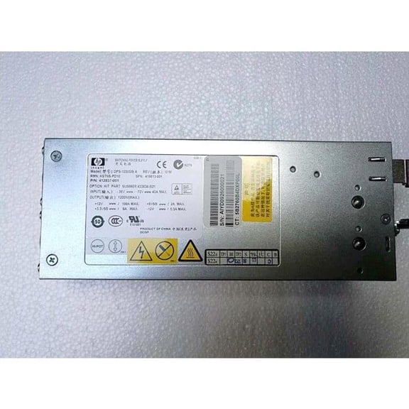 HP Power 419613-001 433634-B21 412837-001 FOR HP 1200W 12V 48VDC POWER SUPPLY DL380 G5