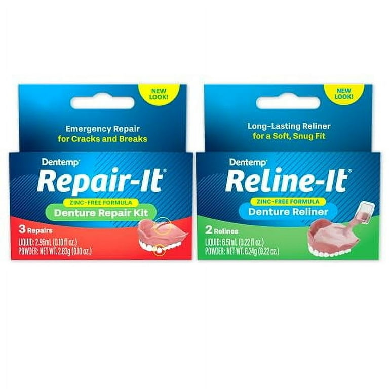 Dentemp Reline It - Kit Per Protesi Dentarie Con Formula - Foto 3