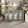 thumbnail image 2 of Dream On Me Synergy Wave 5-in-1 Convertible Crib, Seagrass, 2 of 9