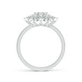 thumbnail image 2 of ANGARA Lab Grown Diamond Cocktail Ring with Scalloped for Women in 14K White Gold (Size-3.25mm| Color-F-G| Clarity-VS) | April Birthstone, Anniversary, Jewelry Gift for Women | Lab-Grown Diamond Ring, 2 of 4