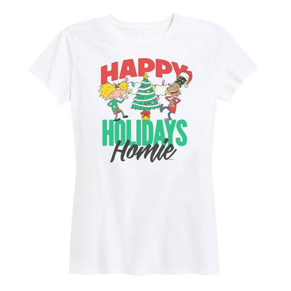 Hey Arnold! - Holiday Homies - Women's Short Sleeve Graphic T-Shirt