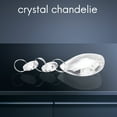 thumbnail image 4 of 20Pcs Chandelier Crystals,Clear Teardrop Crystal Chandelier Pendants Parts Beads,Hanging Crystals For Chandeliers(38Mm,Clear), 4 of 8